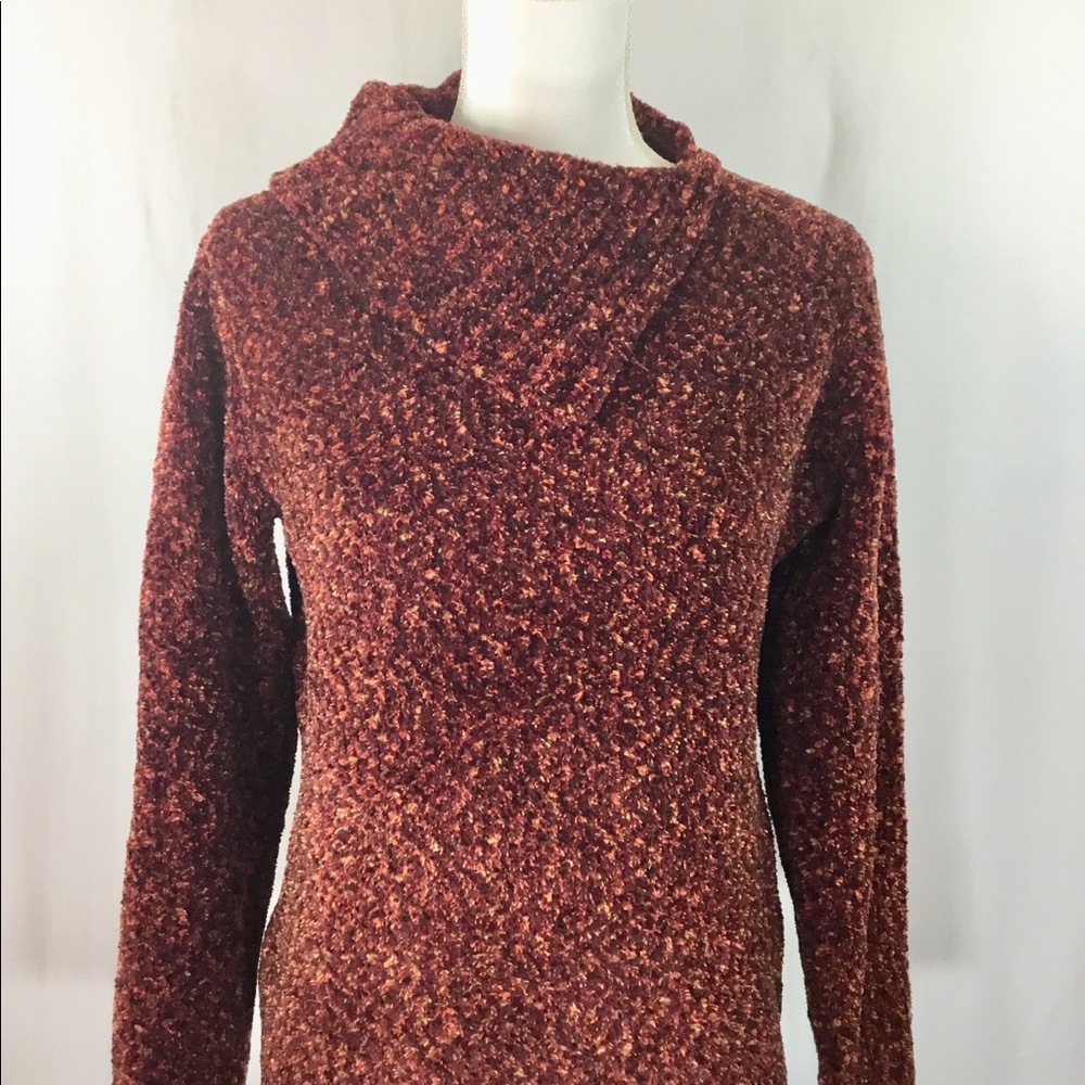 Alliance Sweater Top, Medium,Rusty Colored, BOHO, Lagenlook
